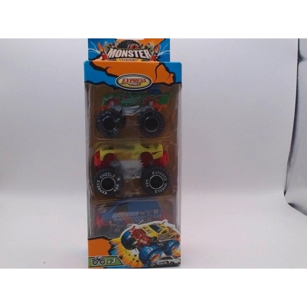 Monster Truck - Express Wheels, 3 Pc Set, BRAND NEW IN BOX